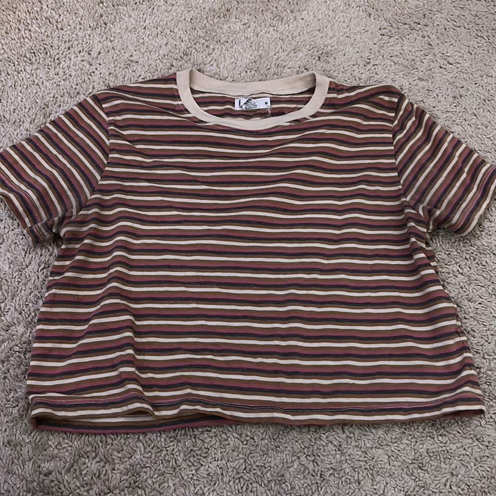 Medium stripped women’s shirt from Tilly’s.
